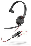 HP Poly Blackwire 5210 mono USB-C, 3,5 mm, USB-C/A adaptér - Slúchadlá