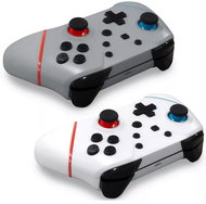 Armor3 NuChamp Wireless Controller Pack for Nintendo Switch (2in1) (White, Silver) - Gamepad