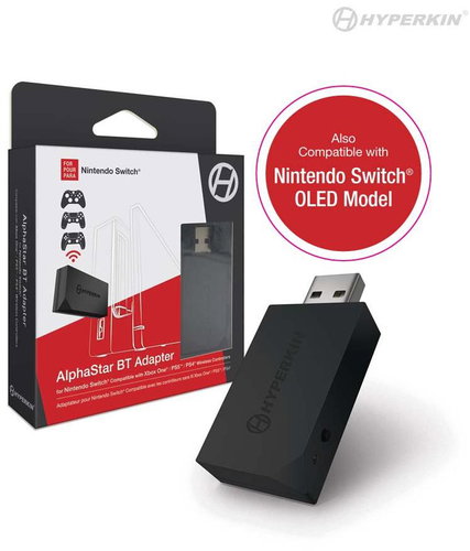 Hyperkin AlphaStar Bluetooth Adapter For Nintendo Switch/Xbox One/PS5/PS4 Wireless Controllers - Bluetooth Adapter - Main image