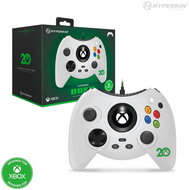 Hyperkin Duke Wired Controller (Xbox 20th Ann. LE) (White) Officially Licensed by Xbox - Gamepad
