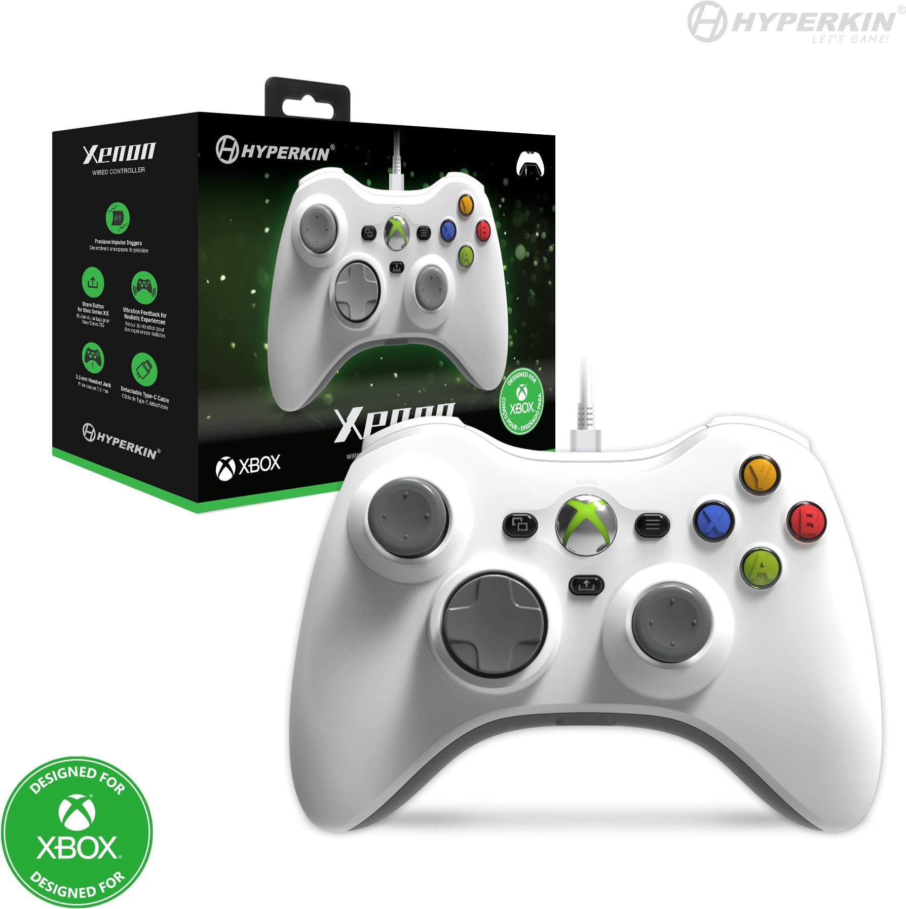 Hyperkin Xenon Wired Controller (White) Officially Licensed by Xbox