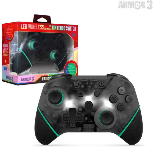 Armor3 NuChamp Wireless Controller for Nintendo Switch (Black LED) - Gamepad - Hauptbild