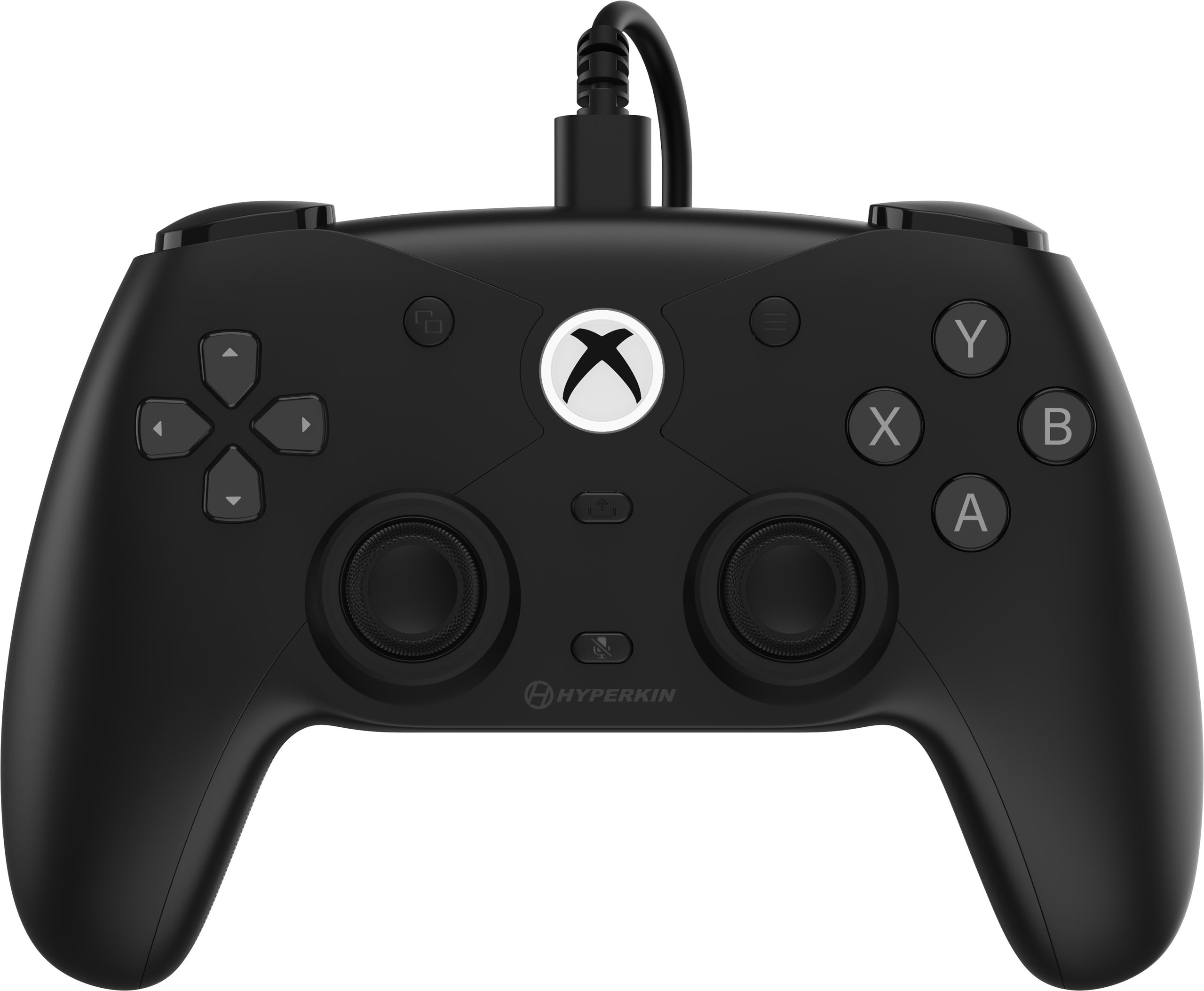 Hyperkin Competitor Wired Controller for Xbox Series|One/Win 11|10 (Black) Licensed by Xbox