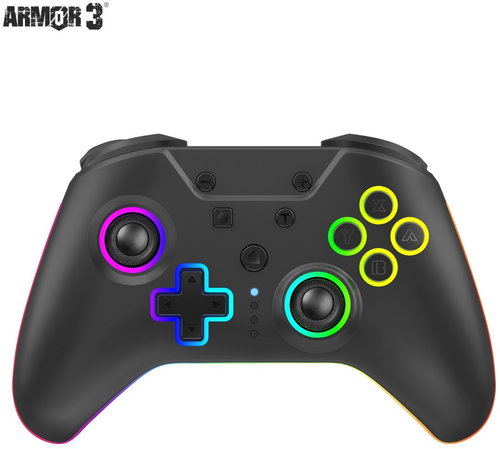Armor3 NuRival Wireless Hall Effect Stick Game Controller For Nintendo Switch (Black) - Gamepad - Hauptbild