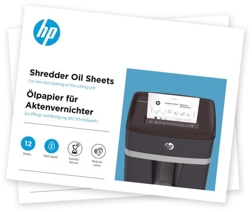 HP Olejové obálky pro skartovače 12 ks - Olejový papír - Hlavní obrázek