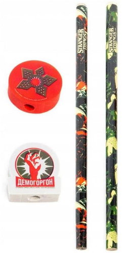 Set of 2 pencils with 2D eraser Netflix Stranger Things: Demogorgons - Pencil - Main image