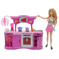 Barbie kuchyň s panenkou - Doll