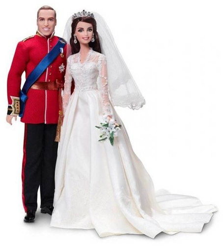 Barbie Sběratelská William a Kate - - - Main image
