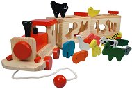 Bino - Zoo Trenino vonat állatokkal - Kirakós játék