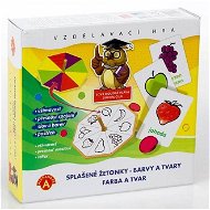 Ripped tokens - Colors and shapes - Board Game