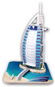 CUBICFUN 3D puzzle Burj al Arab 46 dílků - 3D puzzle