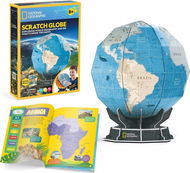 CUBICFUN 3D puzzle Glóbus (stírací) 32 dílků - 3D puzzle