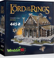 WREBBIT 3D puzzle Pán prstenů: Zlatá síň Edoras 445 dílků - 3D puzzle