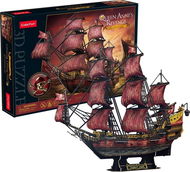 CUBICFUN 3D puzzle Plachetnice Queen Anne's Revenge 391 dílků - 3D puzzle