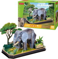 CUBICFUN 3D puzzle Slon 42 dílků - 3D puzzle
