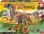 3D puzzle EDUCA 3D puzzle Velociraptor 64 dílků - 3D puzzle