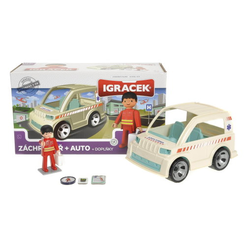 Igráček - Zdravotník + auto + doplňky - - - Main image
