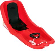  Bambi bob with backrest and seat belts - red  - Sledge