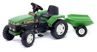 Pedal Traktor mit Flachbett Green Farm - Trettraktor