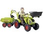 Claas Axos Pedal Tractor with Front and Rear Bucket and Lift - Pedal Tractor 