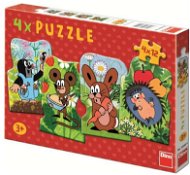 Dino Krteček 4v1 - Puzzle