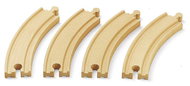 Brio Koleje dlouhé zatáčky - Rail Set Accessory