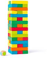 Woody toronyépítő játék - színes - Társasjáték