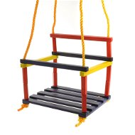  Woody Wooden swing with rail  - Swing