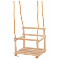  Woody Wooden swing with rail  - Swing