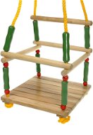 Woody Wooden Swing With Safety Bar - Swing