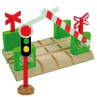 Woody Level Crossing with Barriers - Rail Set Accessory