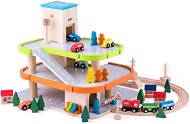 Woody Dreistöckige Garage mit Zubehör - Spielzeug-Garage