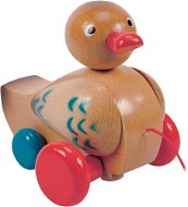 Woody Pull Along wooden duck - Push and Pull Toy