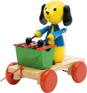 Woody - Ťahací pes s xylofónom - Hračka na ťahanie