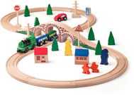  Wooden figure of 8 train set with electric machine - Train Set