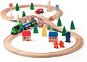  Wooden figure of 8 train set with electric machine - Train Set