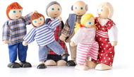 Woody Puppen für das Puppenhaus - Puppe