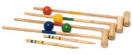 Krocket  Woody Garden Croquet in einer Netztasche - Kroket