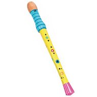 Woody Flétna - Žlutá s kuličkami - Musikspielzeug
