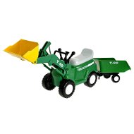 Landwirt mit Traktor Wagen - Trettraktor