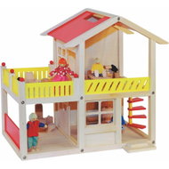 Woody Domeček pro panenky s terasou - -
