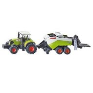  Siku Farmer - Claas Axion with the press at large packages  - Toy Car