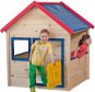 Woody kerti házikó színes díszítéssel - Játékház