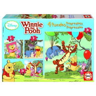  Disney Winnie the Pooh 4in1  - Jigsaw Puzzle