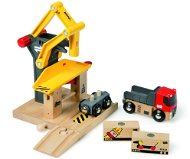 Brio Warehouse with wagon and cargo. By car - Rail Set Accessory