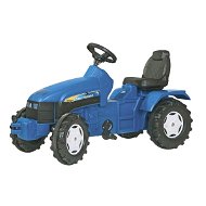 Pedal tractor Holland TS-110 blue - Pedal Tractor 