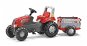 Rolly Toys Pedal Tractor Rolly Junior RT trailing red-gray - Pedal Tractor 