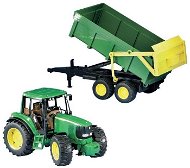 Bruder John Deere 6920 Tractor with Tipping Trailer - Toy Car