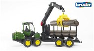  BRUDER Farmer - John Deere arm and logs  - Toy Car