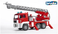 Bruder MAN TGA Fire Engine with Turntable Ladder, Water Pump, and Light and Sound Module - Toy Car